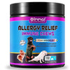 Dog Allergy Relief Chews dog treats Anti Itch Skin & Coat Supplement Omega 3 Fish Oil Itchy Skin Relief Treatment Pills