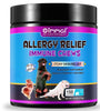 Dog Allergy Relief Chews dog treats Anti Itch Skin & Coat Supplement Omega 3 Fish Oil Itchy Skin Relief Treatment Pills