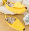 Meow-nanas Comfort Banana Cat Bed