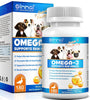 Dog OMEGA-3 Support Skin Health & Coat Health Helps Alleviate Seasonal Allergies Supports Cardiovascular Health 180 Chew Tablets