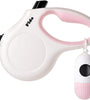 Retractable Dog Leash with Dispenser and Poop Bags